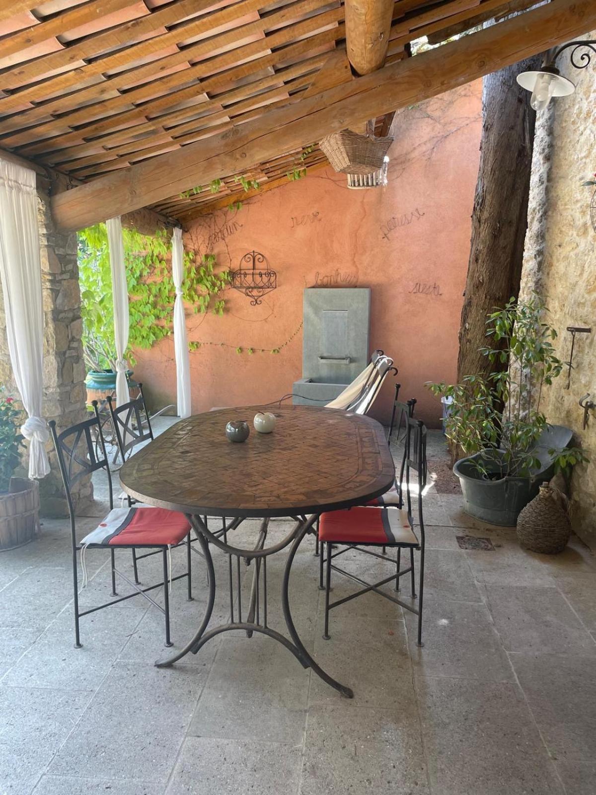 Mas De Foncaudette Bed & Breakfast Lourmarin Exterior photo